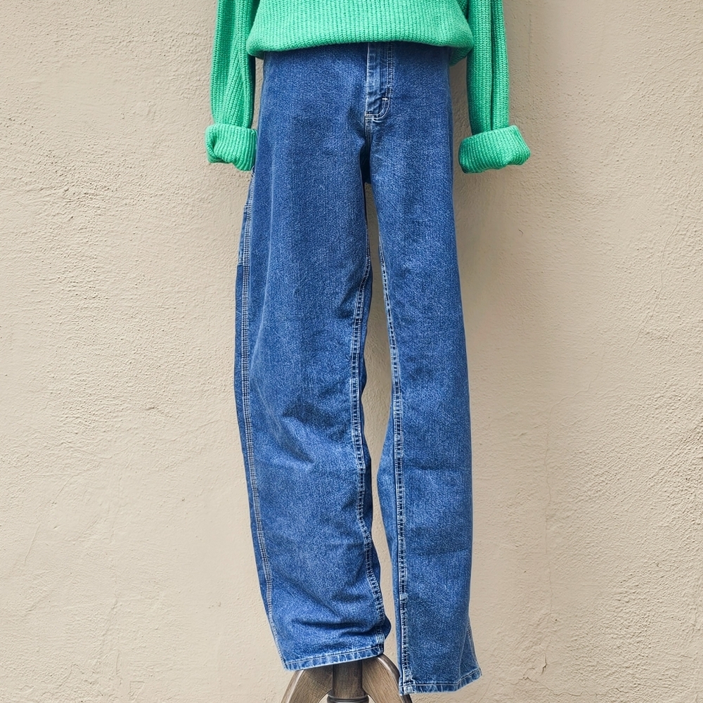Lees Medium Wash Denim Carpenter Pants Size 42 x 32